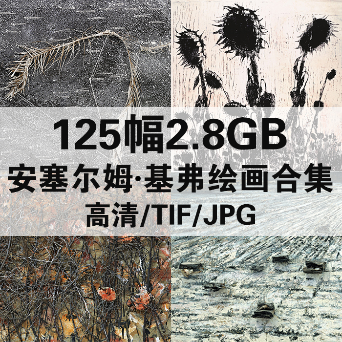 125幅3.25G安塞尔姆 基弗油画合集西方高清电子人物风景静物素材