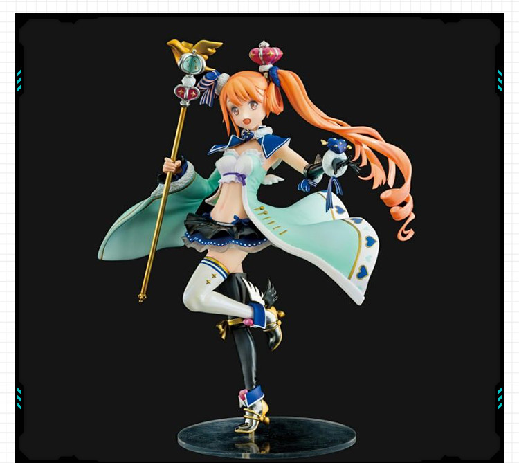 动漫二次元漂亮魔法美少女手办 3D打印模型图纸白模定制STL文件