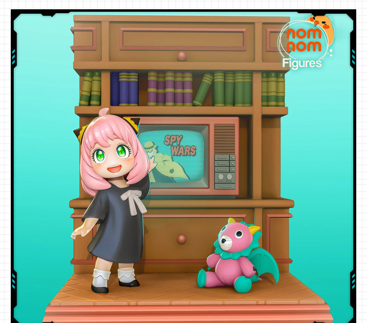 动漫间谍过家家阿尼亚福杰场景 3D打印模型图纸白模定制STL文件