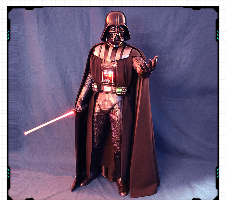 星球大战黑武士站姿造型手办 3D打印模型图纸白模定制STL文件