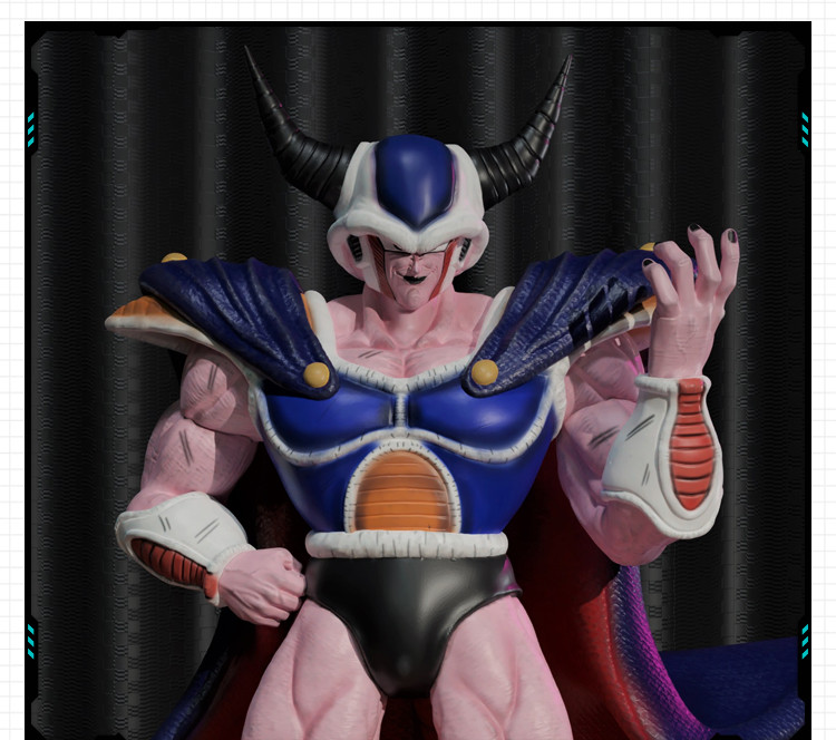 动漫七龙珠弗利萨之父站姿造型手办 3D打印模型图纸白模定制STL文