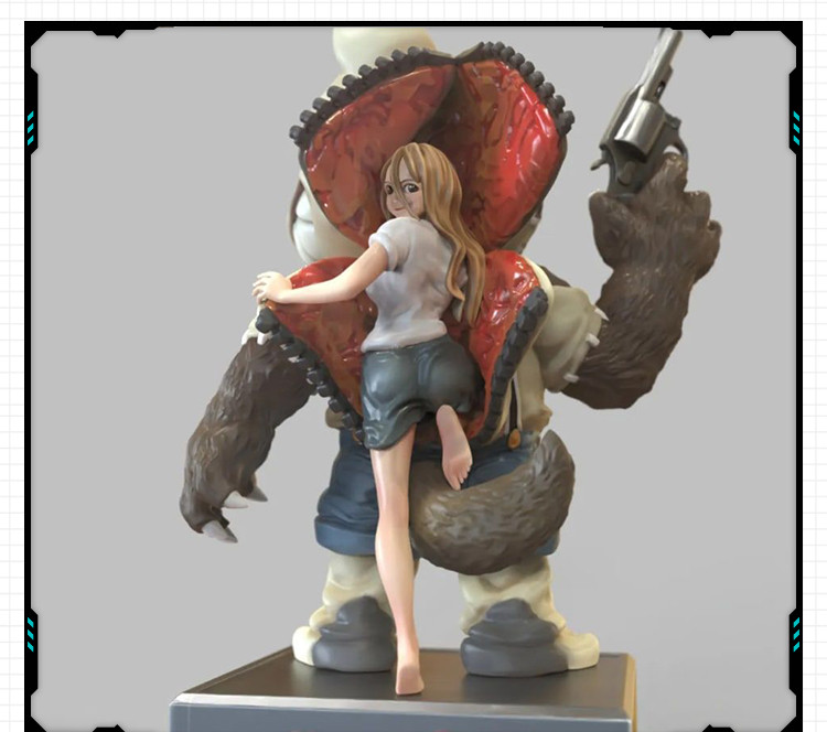 玩具背后的女杀手场景模型手办 3D打印模型图纸白模定制STL文件