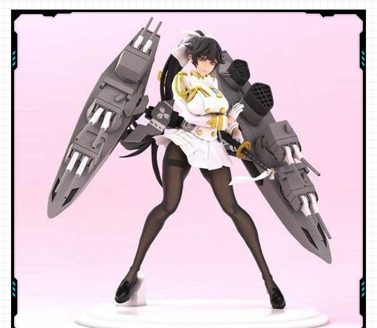 游戏碧蓝航线性感角色高雄手办 3D打印模型图纸白模定制STL文件