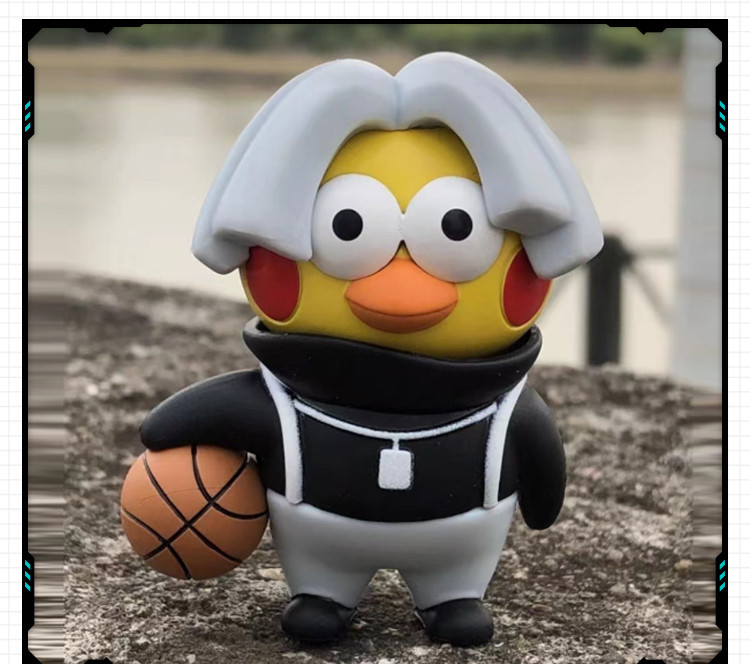 只因鸡你太美小黑子ikun打篮球坤坤桌面手办摆件白模 3D打印模型