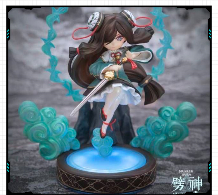 游戏原神神女劈观造型摆件手办 3D打印模型图纸白模定制STL文件