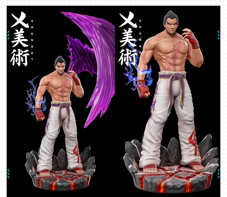 游戏人物铁拳三岛和也站姿手办 3D打印模型图纸白模定制STL文件