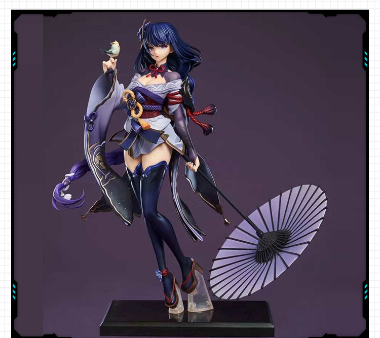 游戏原神雷电将军悠闲造型手办 3D打印模型图纸白模定制STL文件