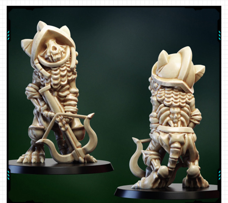 12款猫猫COS各种造型人物合集手办 3D打印模型图纸白模定制STL文