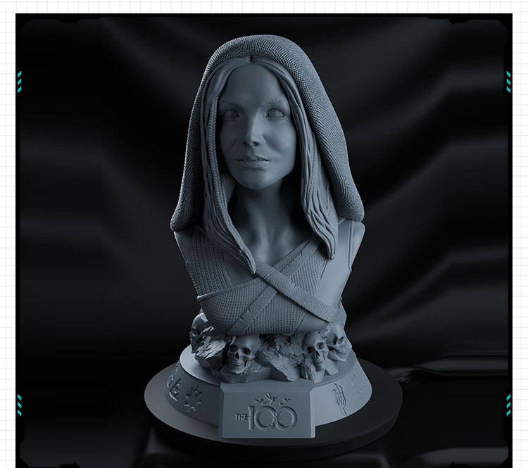 游戏动漫Blodrein头雕模型手办 3D打印模型图纸白模定制STL文件