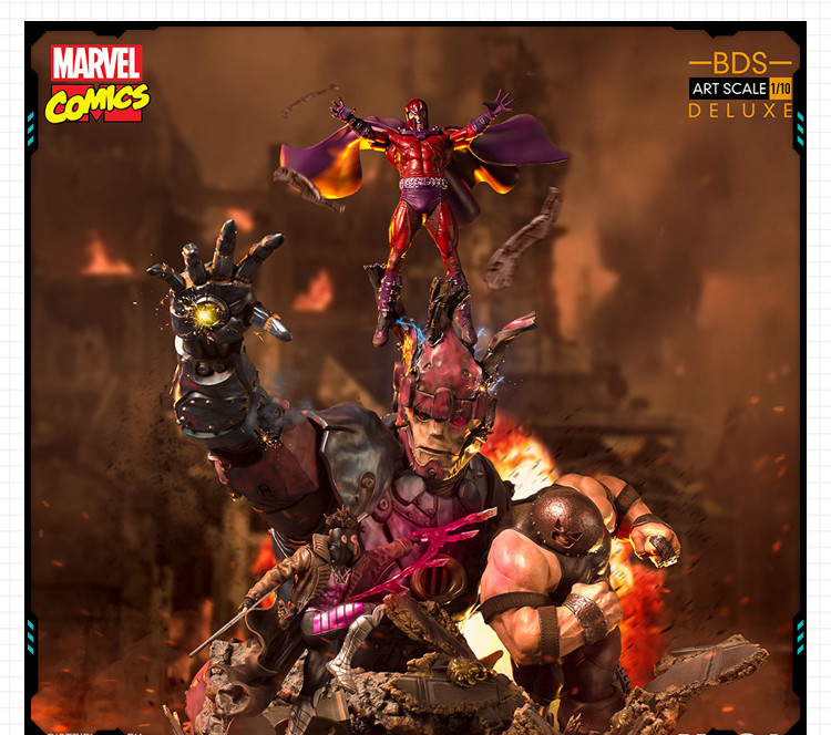 漫威宇宙X战警VS哨兵豪华版手办 3D打印模型图纸白模定制STL文件