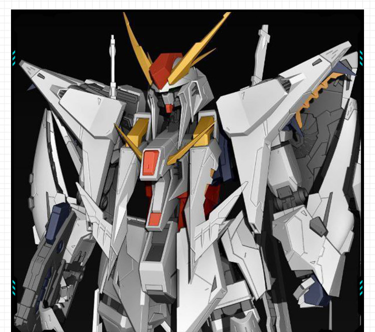 动漫高达机甲RX105XI手办摆件 3D打印模型图纸白模定制STL文件