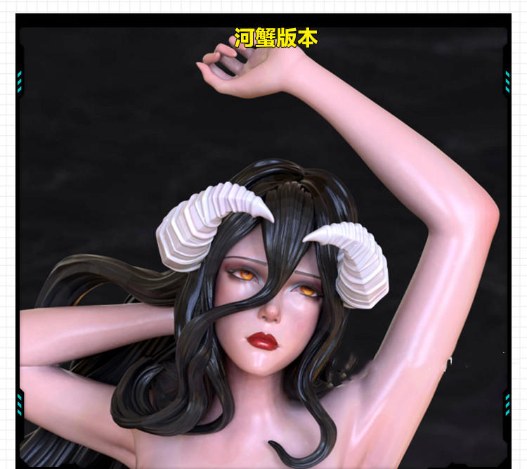 动漫人物堕落天使站姿造型手办 3D打印模型图纸白模定制STL文件