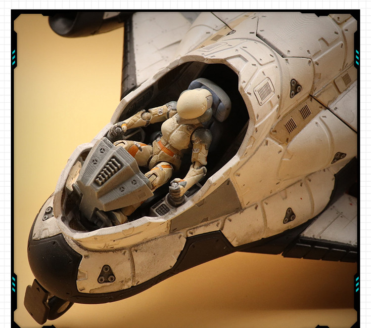 科幻机械时代航天飞船模型手办 3D打印模型图纸白模定制STL文件